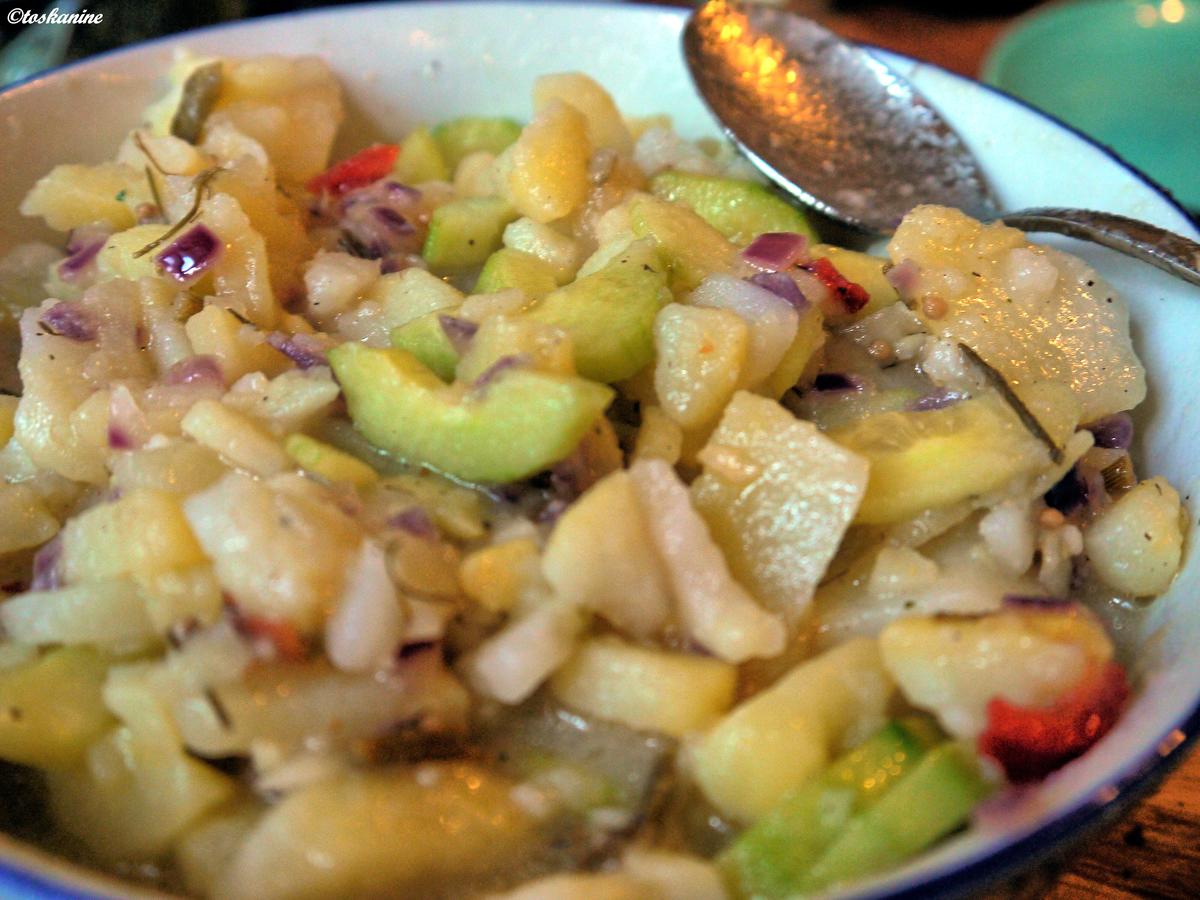 Kartoffelsalat mit grüner Gurke - Rezept - Bild Nr. 6