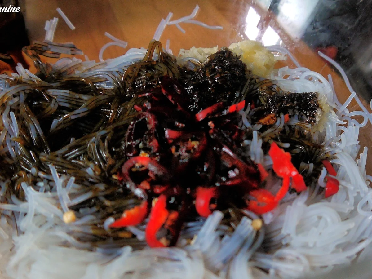 Scharfer Glasnudelsalat mit Teriyakihuhn - Rezept - Bild Nr. 6