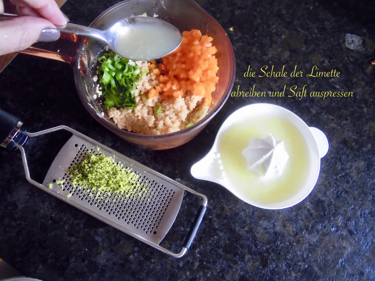 Taboule' - libanesischer Couscous Salat - Rezept - Bild Nr. 3444