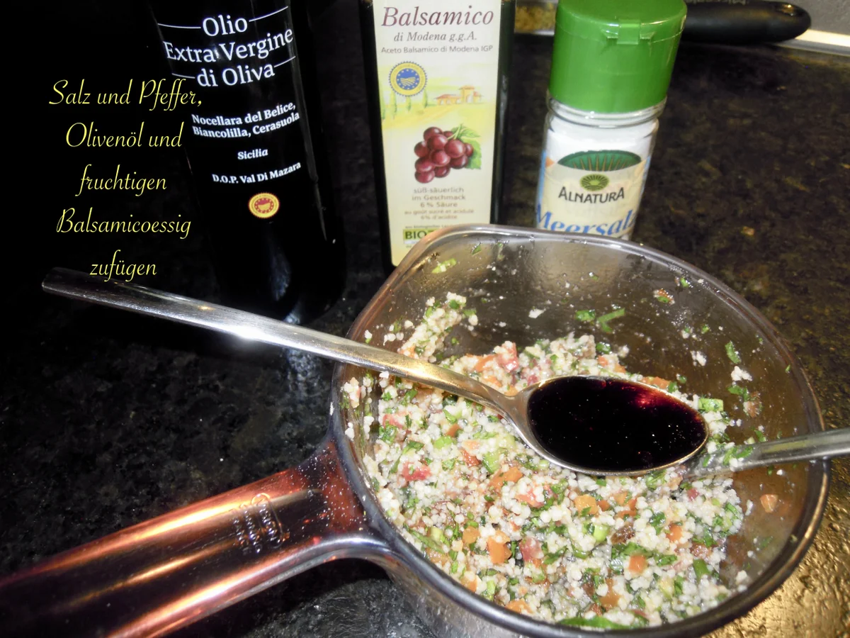 Taboule' - libanesischer Couscous Salat - Rezept - Bild Nr. 3450