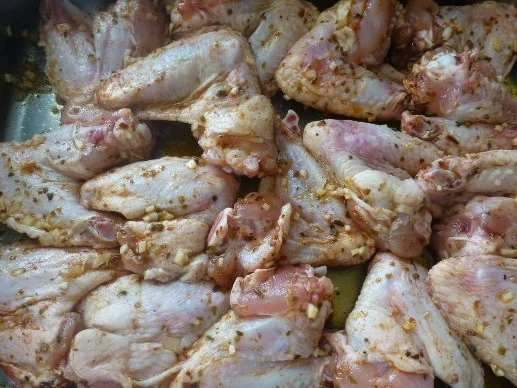 Chicken Wings mit Kartoffeln,Oregano und Knoblauch - Rezept - Bild Nr. 3441