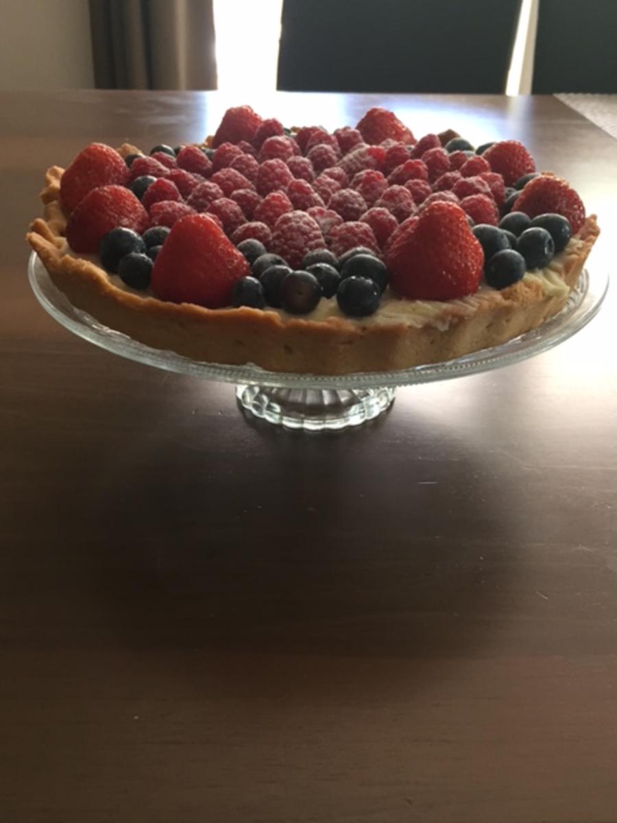 Bilder für Beerentarte mit Mascarpone-Limettencreme - Rezept