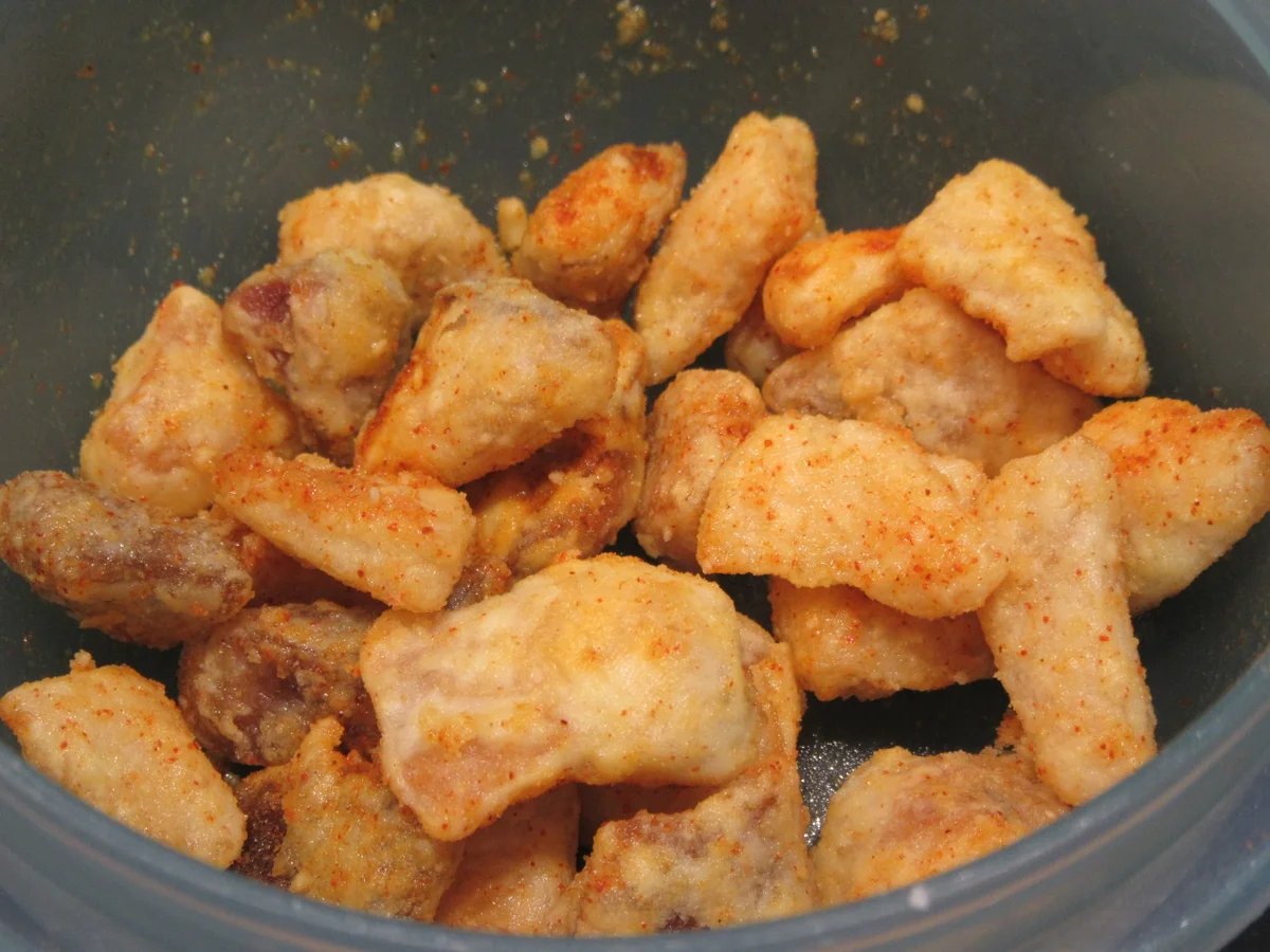 Suppen: Karotten-Sellerie-Creme mit Hähnchen-Croutons - Rezept - Bild Nr. 3447