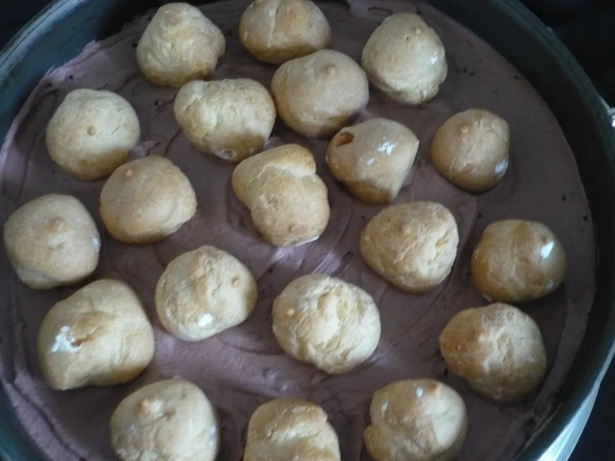 Rezept: Schokosahne - Windbeutel Torte Bild Nr. 3449 Schokosahne - Windbeutel Torte - Rezept - Bild Nr. 3449