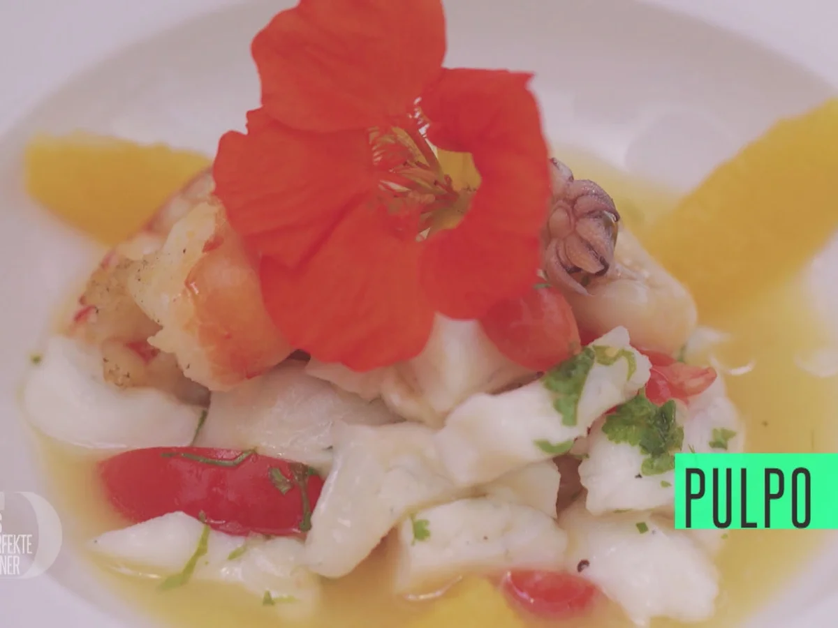 Ceviche von Wildem Steinbutt, Riesengarnele und Pulpo - Rezept - Bild Nr. 2