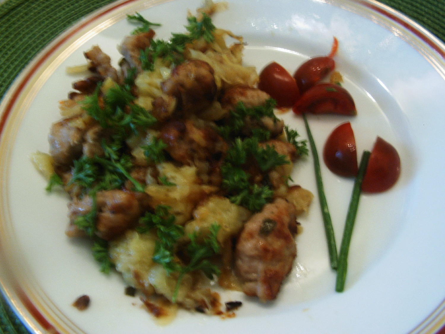 Rösti-Bratwurst-Pfanne - Rezept mit Bild - kochbar.de