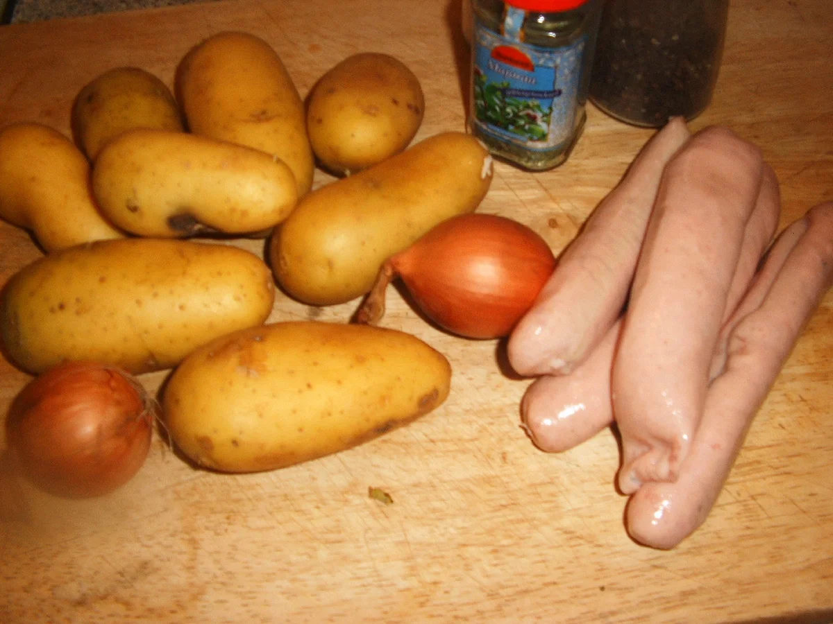 Rezept: Rösti-Bratwurst-Pfanne Bild Nr. 3443 Rösti-Bratwurst-Pfanne - Rezept - Bild Nr. 3443