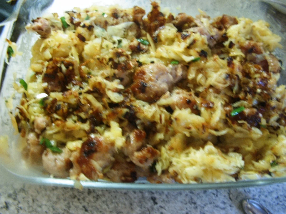 Rezept: Rösti-Bratwurst-Pfanne Bild Nr. 3450 Rösti-Bratwurst-Pfanne - Rezept - Bild Nr. 3450