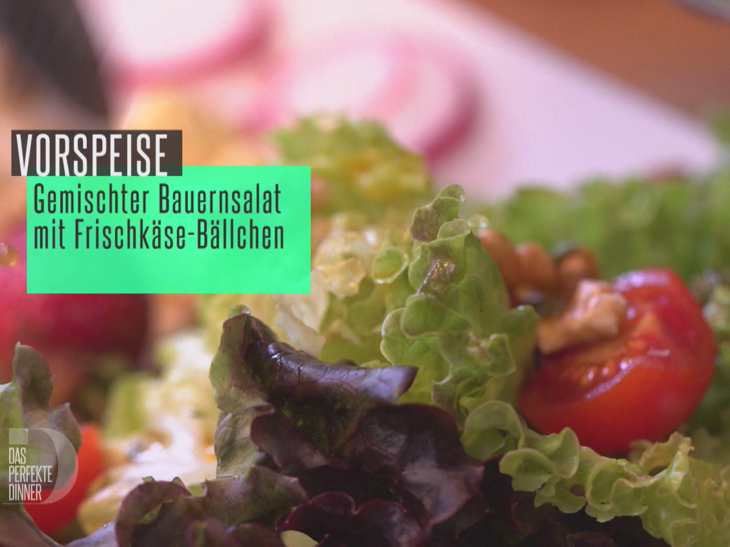 Bauernsalat mit Frischkäsebällchen - Rezept By Das perfekte Dinner
