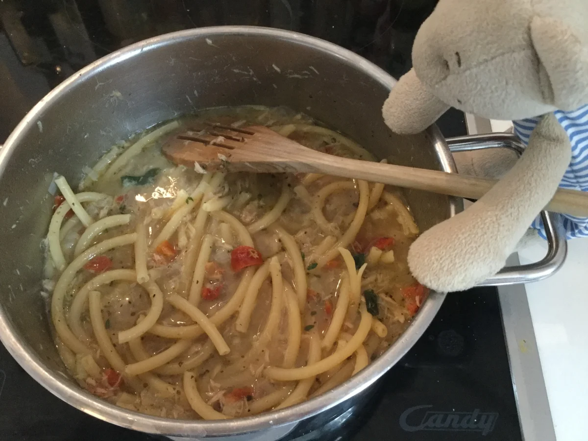 One-Pot-Pasta mit Thunfisch - Rezept - Bild Nr. 3447