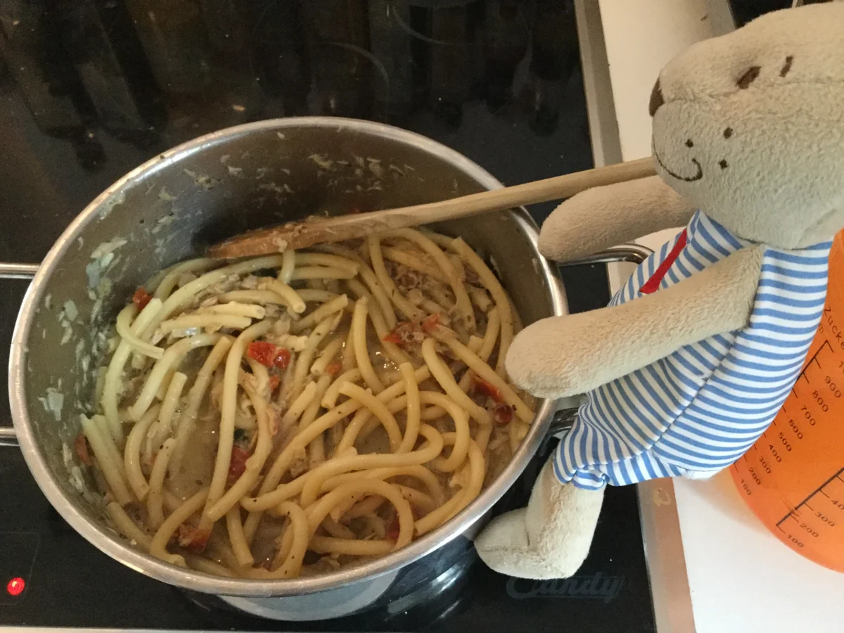 One-Pot-Pasta mit Thunfisch - Rezept - Bild Nr. 3448