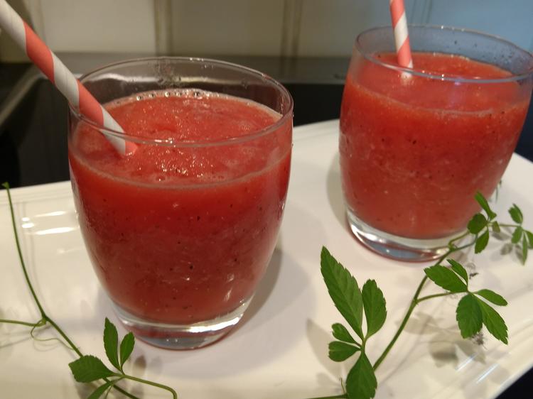 BiNe` S WASSERMELONEN - SLUSH - Rezept mit Bild - kochbar.de