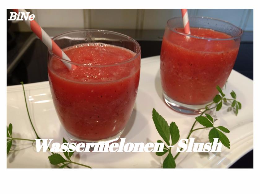 BiNe` S WASSERMELONEN - SLUSH - Rezept mit Bild - kochbar.de