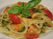 Pasta: Spaghetti mit Krebsschwanz-Zuckerschoten-Ragout - Rezept - Bild Nr. 3455