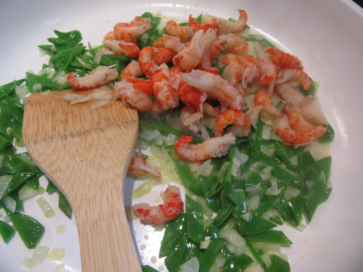 Pasta: Spaghetti mit Krebsschwanz-Zuckerschoten-Ragout - Rezept - Bild Nr. 3457