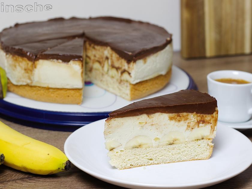 Bananen Schoko Sahne Torte - einfach - von sTinsche