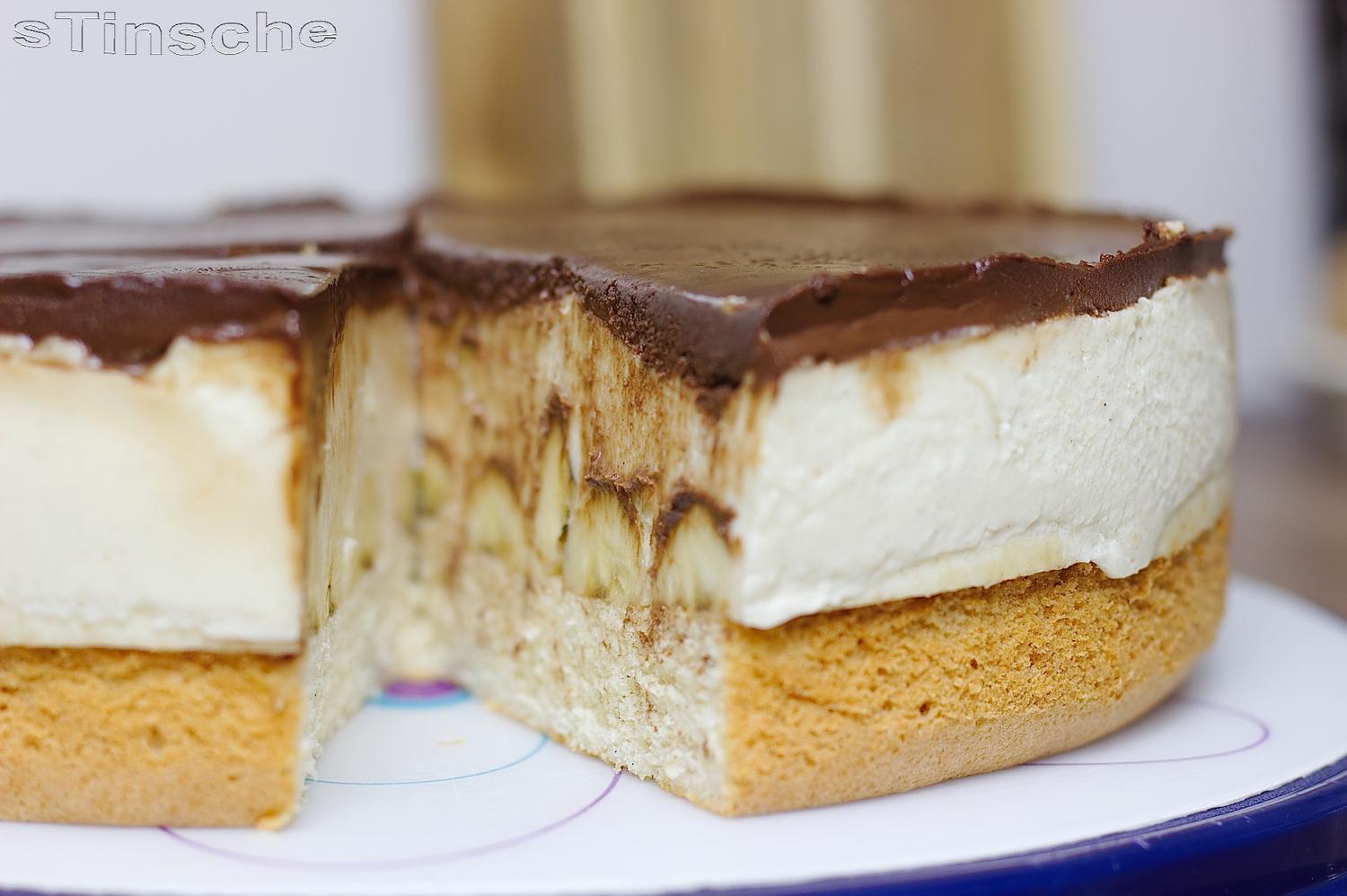 Bananen Schoko Sahne Torte Rezept Mit Bild Kochbarde