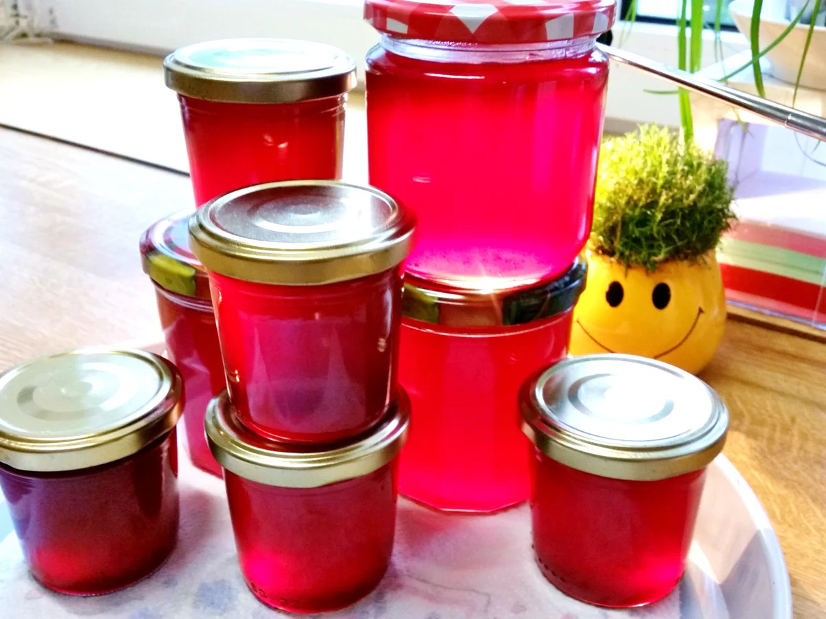 Johannisbeer-Gelee  "mit Volldampf" - Rezept - Bild Nr. 3465