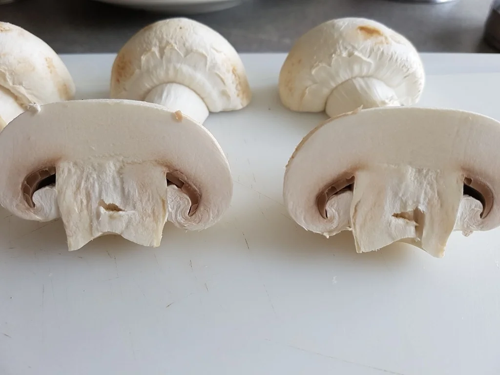 Riesen Champignons gebraten und als Chips - Rezept - Bild Nr. 2