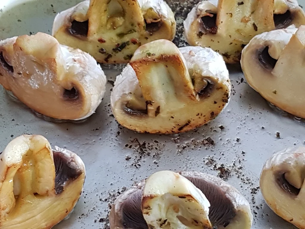 Riesen Champignons gebraten und als Chips - Rezept - Bild Nr. 5