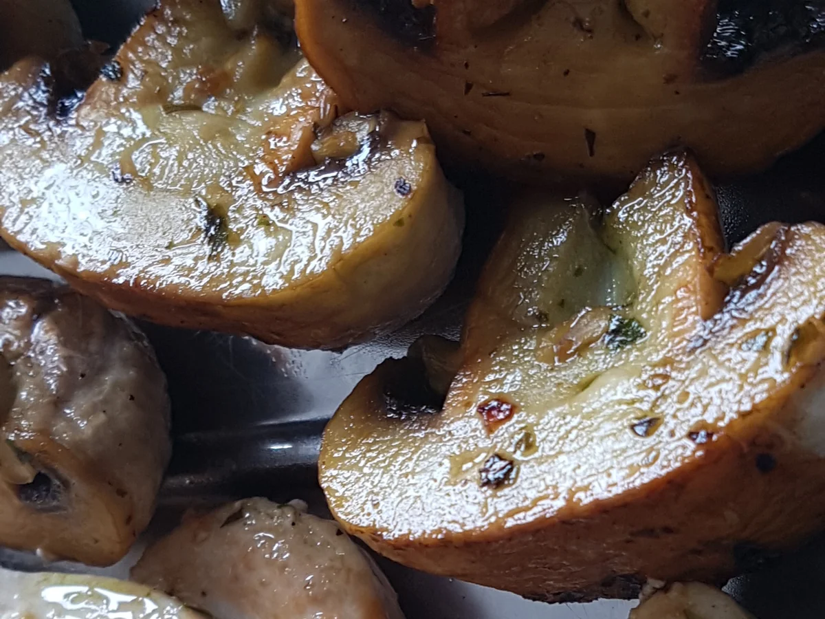 Riesen Champignons gebraten und als Chips - Rezept - Bild Nr. 8