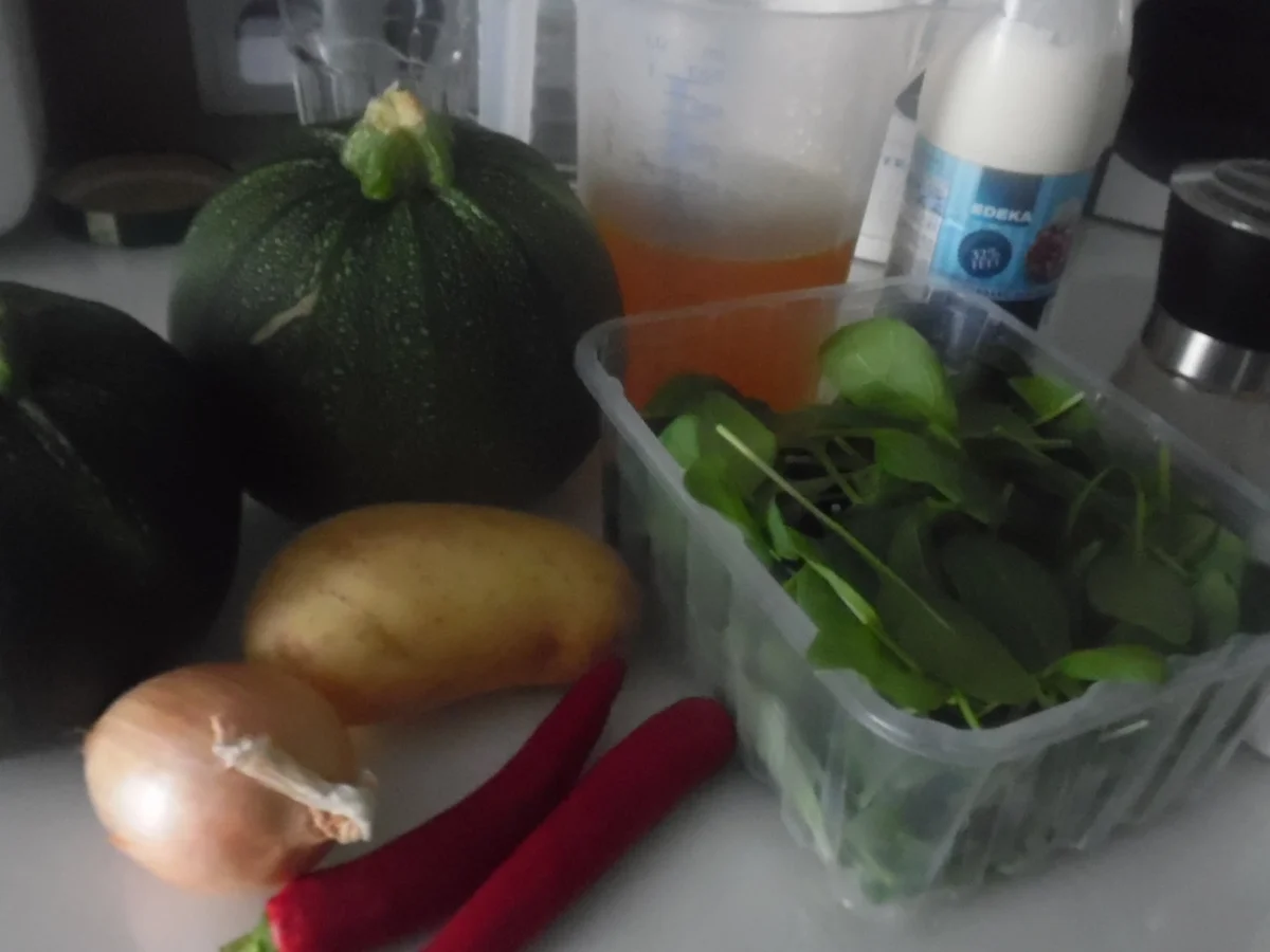 Zucchini-Suppe mit Schafskäse-Sticks - Rezept - Bild Nr. 3486