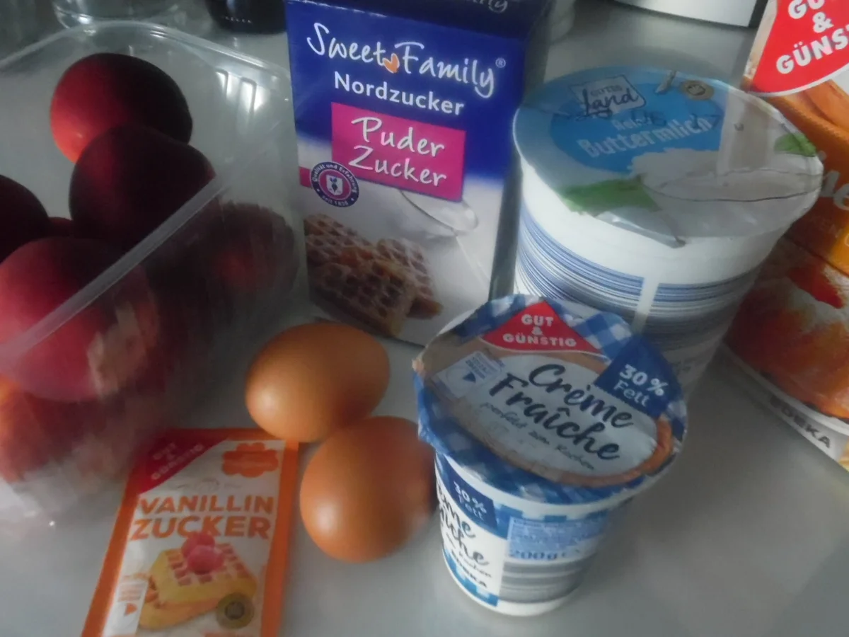 Rezept: Nektarinen-Buttermilch-Pudding Bild Nr. 3477 Nektarinen-Buttermilch-Pudding - Rezept - Bild Nr. 3477