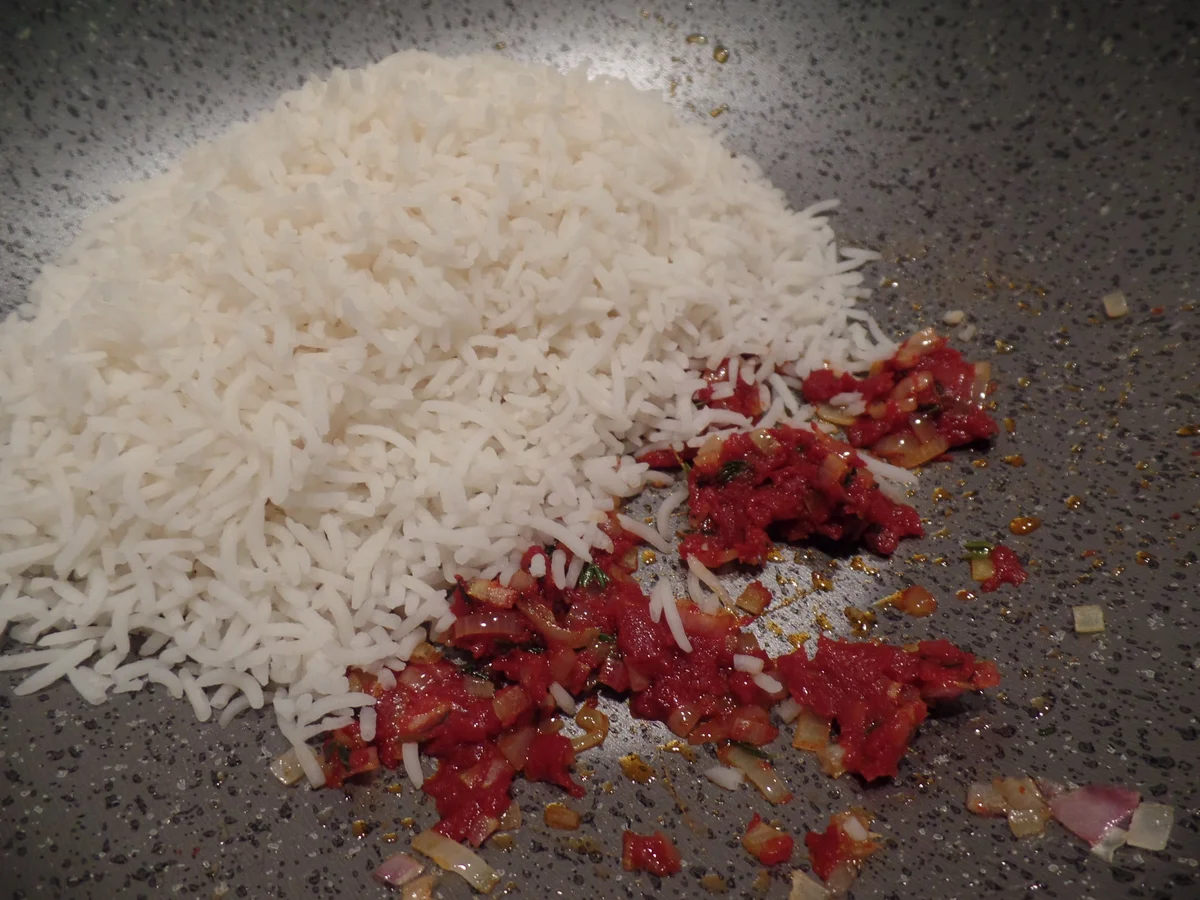 Ouzo-Garnelen mit Tomatenreis - Rezept - Bild Nr. 3477