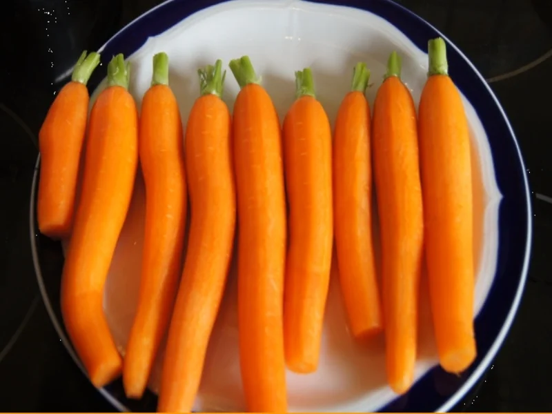 Leiterchen mit karamellisierten Möhrchen und Kartoffelstampf - Rezept - Bild Nr. 3476