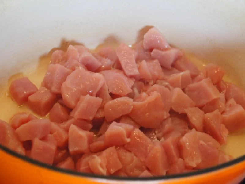 Putencurry mit Süßkartoffel und Basmatireis - Rezept - Bild Nr. 3474