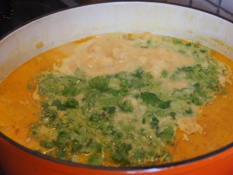 Putencurry mit Süßkartoffel und Basmatireis - Rezept - Bild Nr. 3483