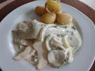 Matjes in Senf-Sahne-Sauce mit Pellkartoffeln - Rezept - Bild Nr. 3481