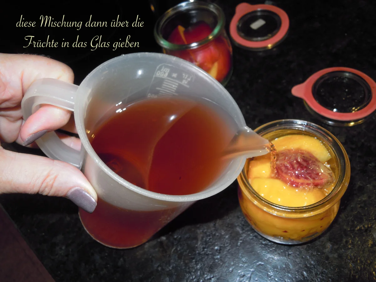 Nektarinen in Punschsirup eingelegt - Rezept - Bild Nr. 3500