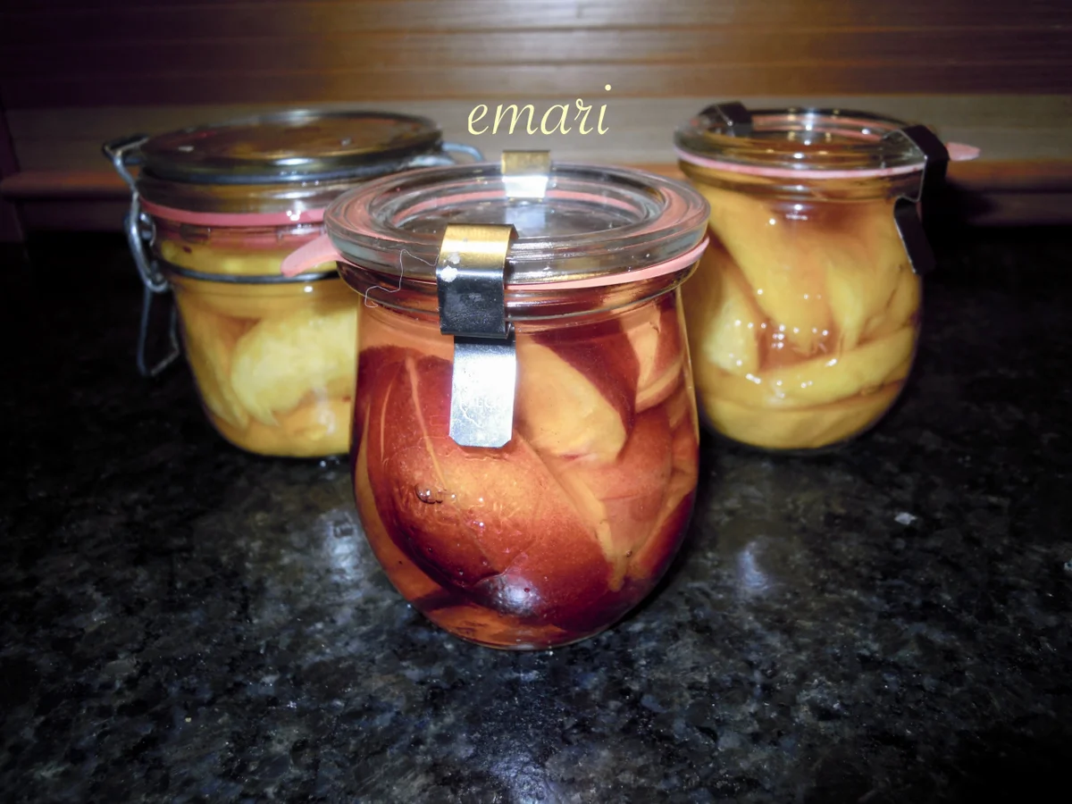 Nektarinen in Punschsirup eingelegt - Rezept - Bild Nr. 3502