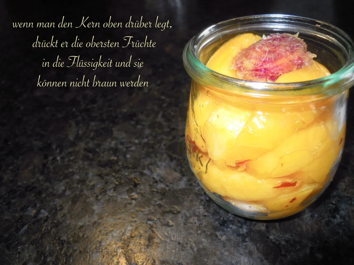 Nektarinen in Punschsirup eingelegt - Rezept - Bild Nr. 3503