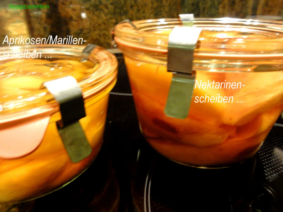 Nektarinen in Punschsirup eingelegt - Rezept - Bild Nr. 3513