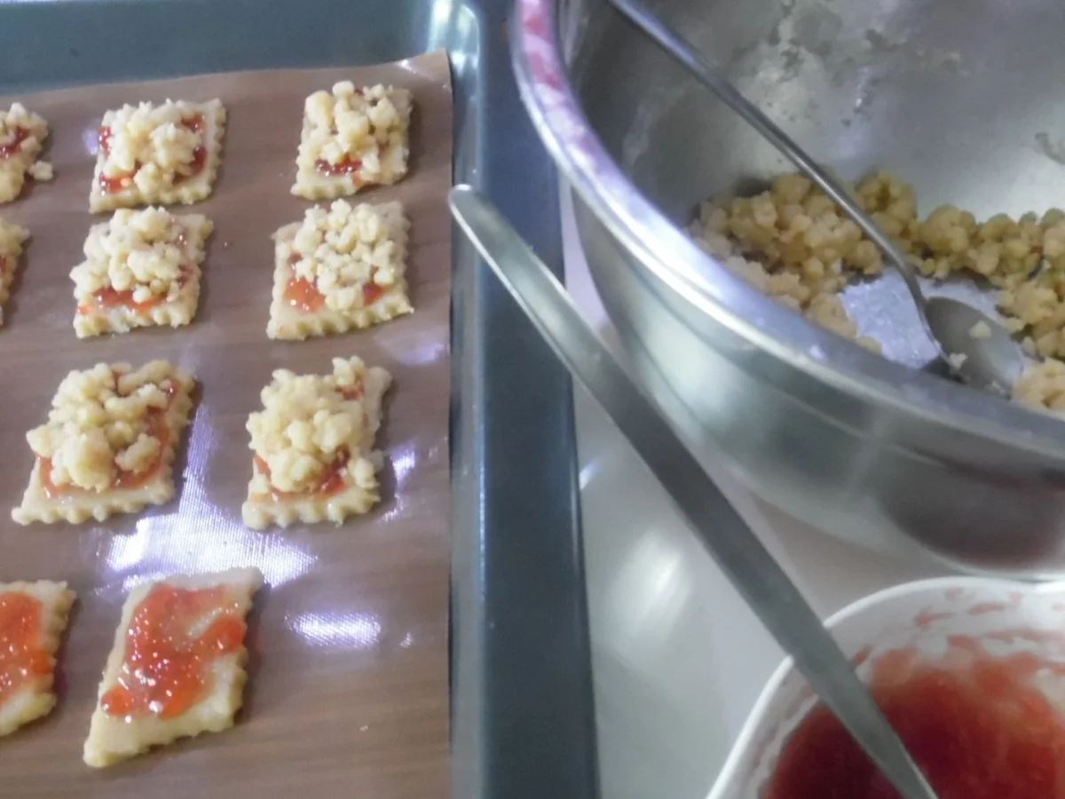 Streuselplätzchen aus einem Teig - Rezept - Bild Nr. 3513