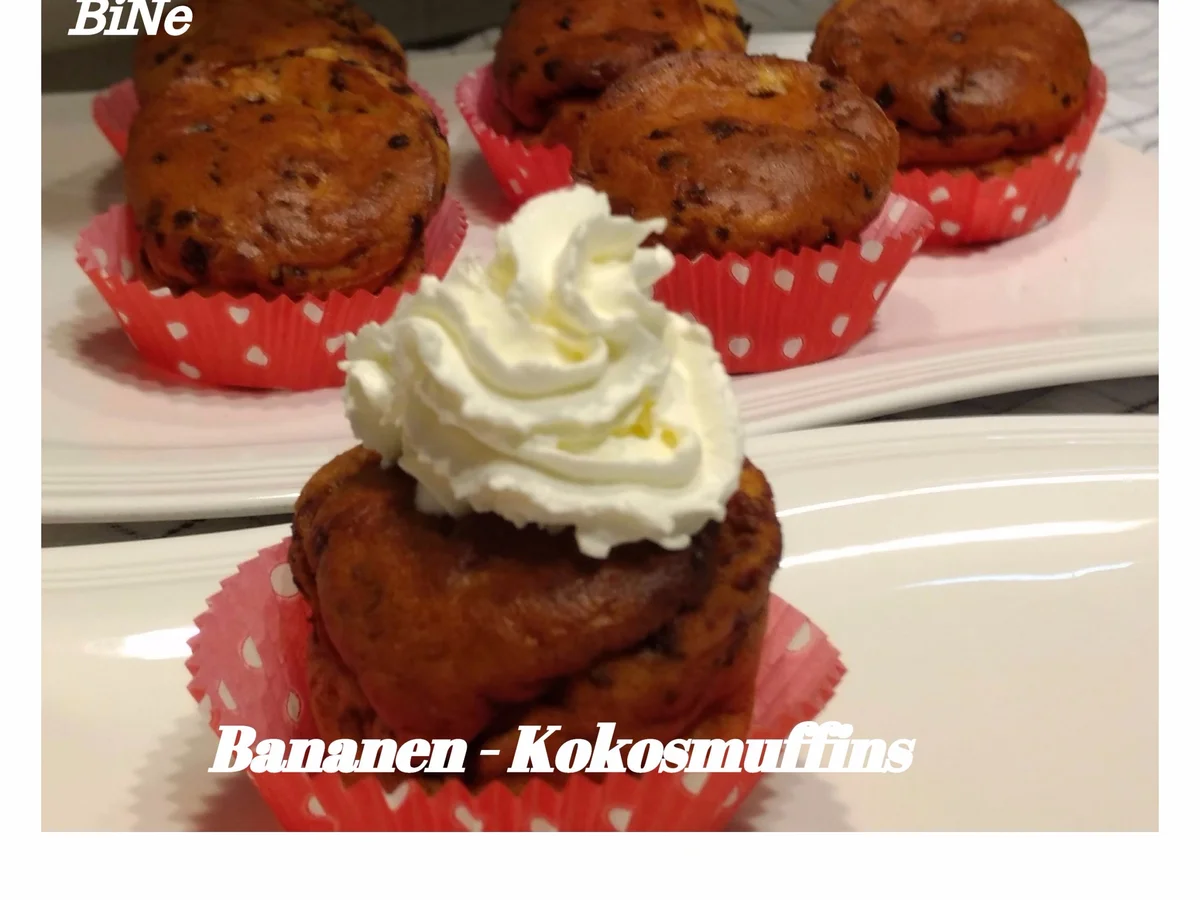 BiNe` S BANANEN - KOKOSMUFFINS - Rezept - Bild Nr. 3518