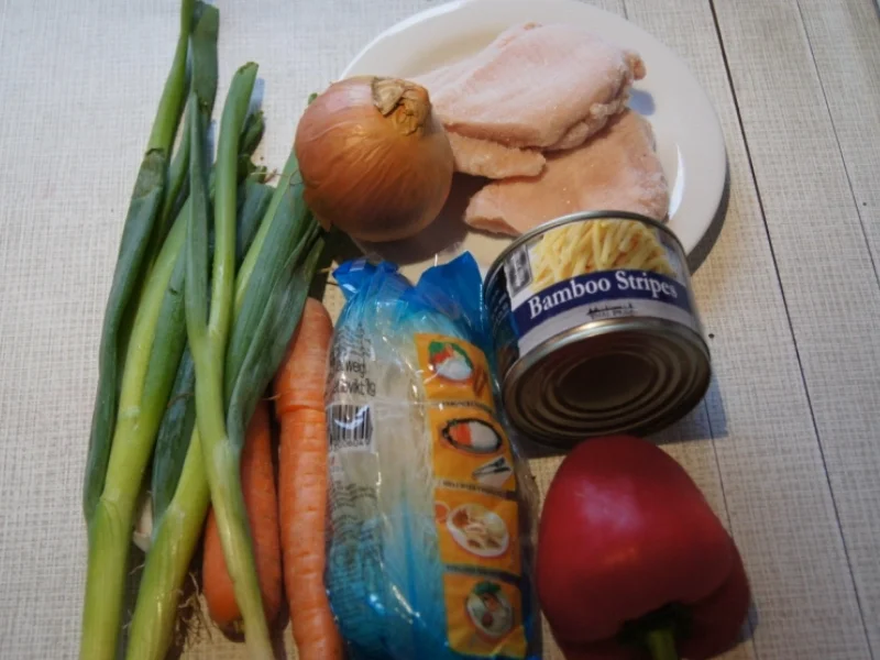 Asiatische Hähnchenbrustfiletsuppe mit Gemüse - Rezept - Bild Nr. 3513