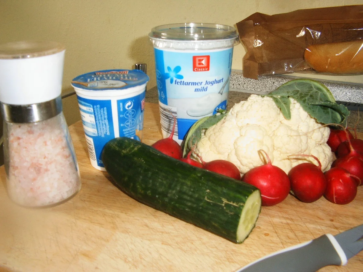 Blumenkohl-Radieschen-Salat - Rezept - Bild Nr. 3514