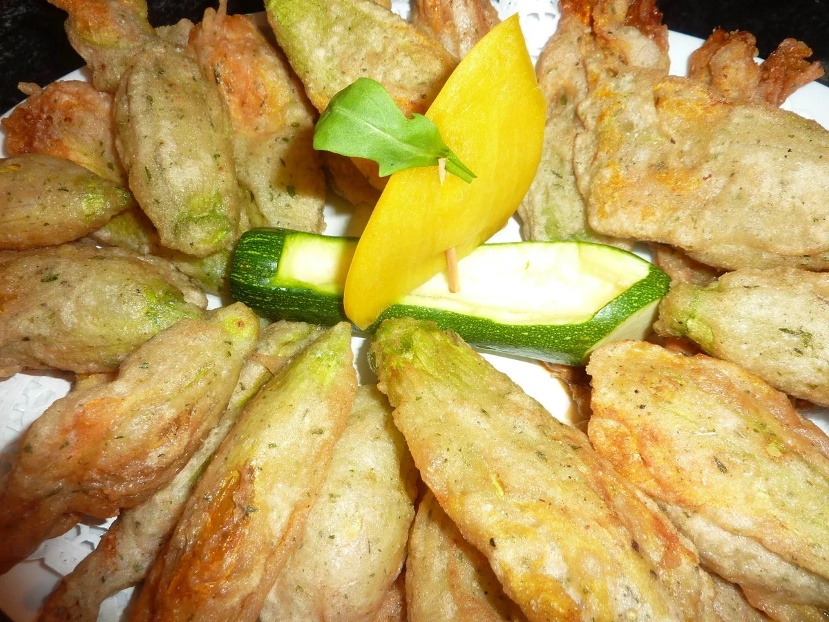 Kürbisblumen Krapfen N°2 - Rezept - Bild Nr. 3526