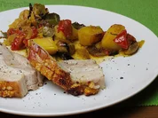 Knusperbauch auf Schmorgemüse - Rezept - Bild Nr. 3520