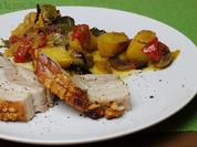 Knusperbauch auf Schmorgemüse - Rezept - Bild Nr. 3520