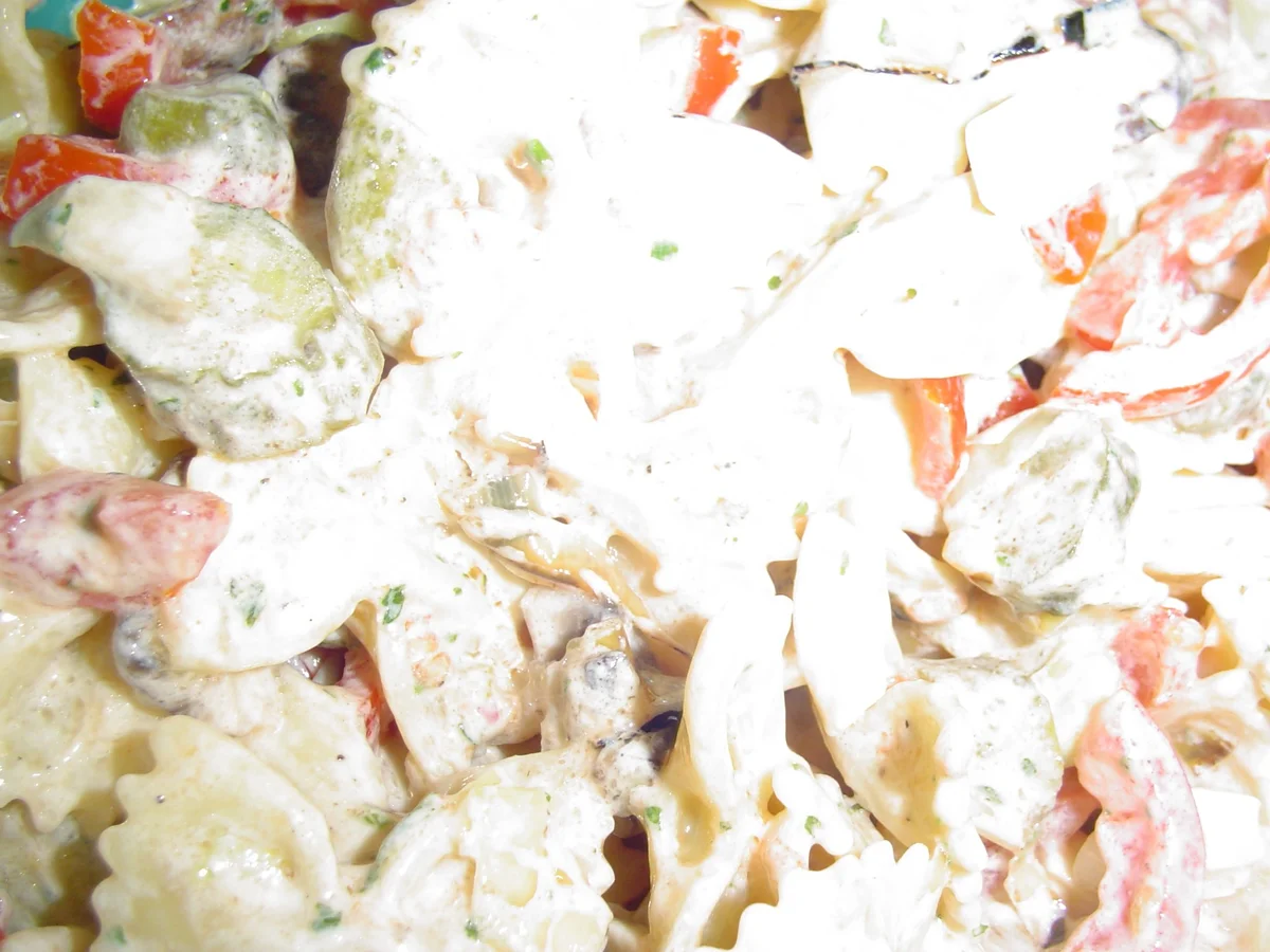 Nudelsalat wieder mal anders.Aber Figurfreundlich - Rezept - Bild Nr. 3537