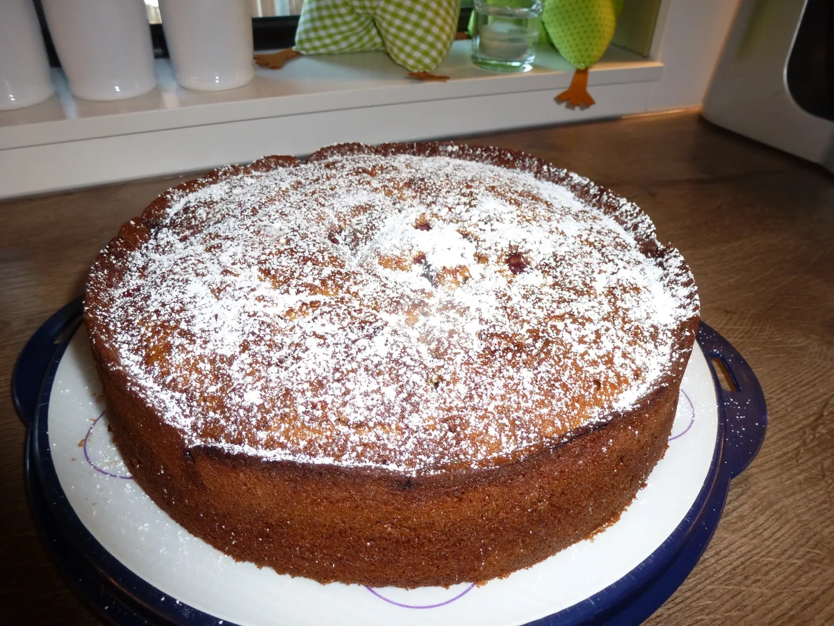 Rezept: Zebra-Kirsch-Schoko-Kuchen Bild Nr. 3529 Zebra-Kirsch-Schoko-Kuchen - Rezept - Bild Nr. 3529