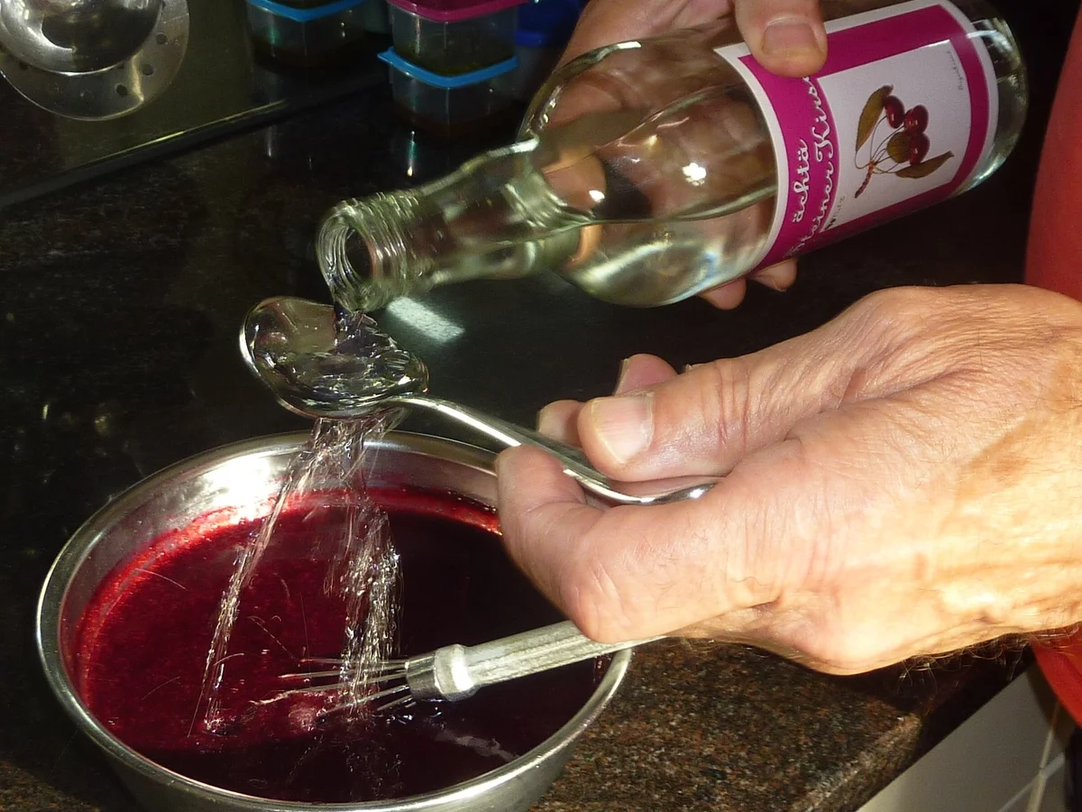 Kirschen Sorbet auf Kompott - Rezept - Bild Nr. 3533