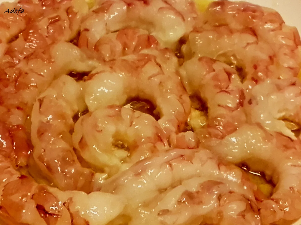 Gambas - Garnelen flambiert in Knoblauchöl - Rezept - Bild Nr. 3541