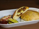 Gefüllte Dinkelbrötchen "Cheeseburger Style" - Rezept - Bild Nr. 3534