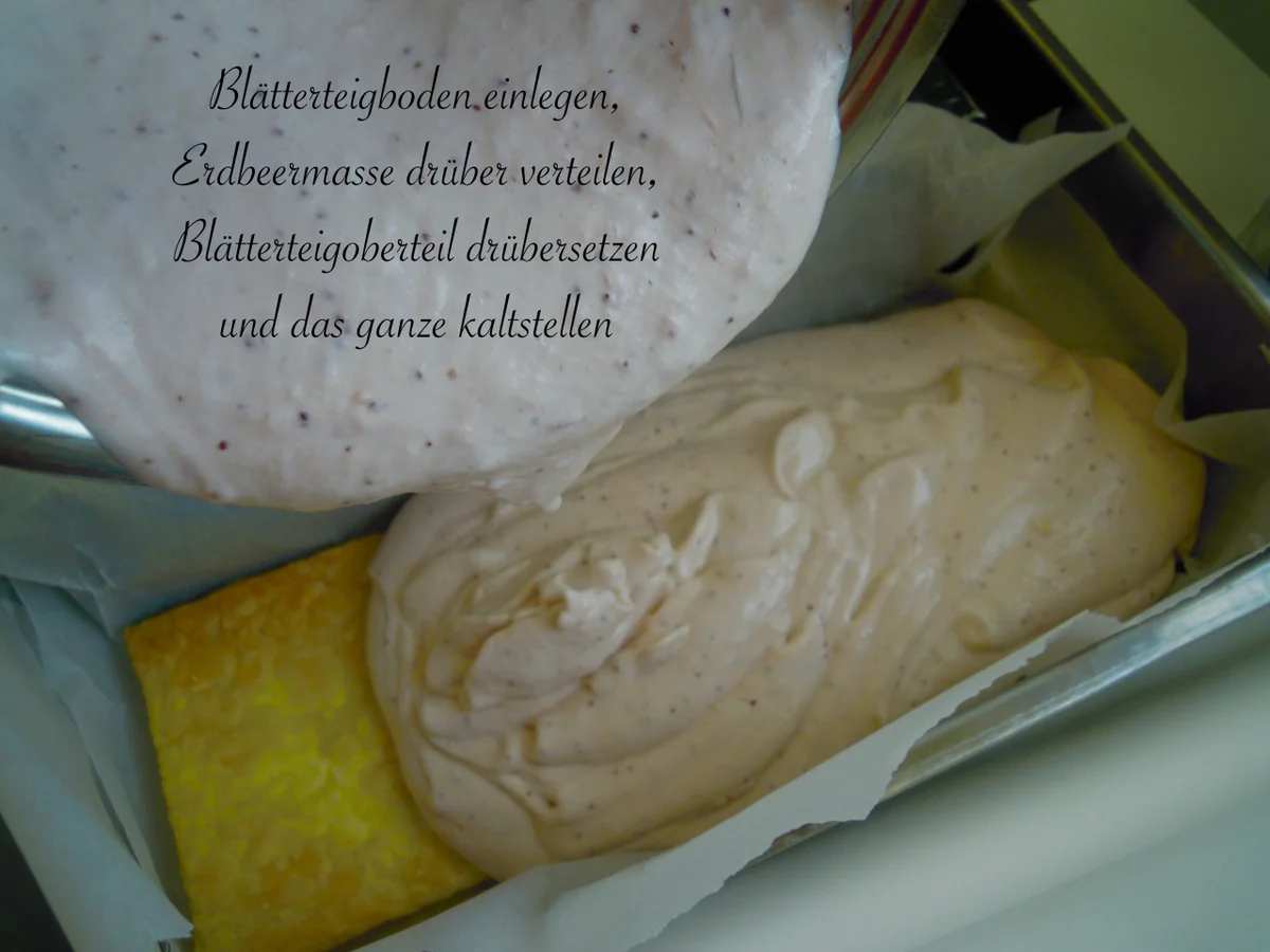 Erdbeer - Cremeschnitte - Rezept - Bild Nr. 3543