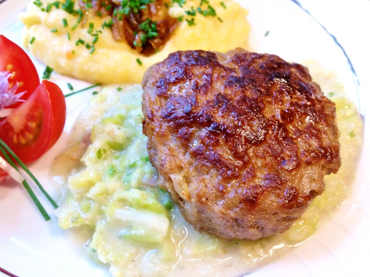 Rahmwirsing mit Frikadelle - einfach - von mimi